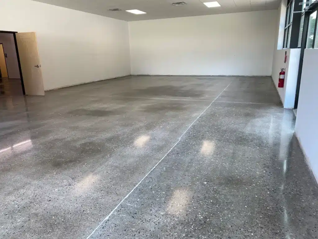 Polished Concrete floors reflect the light