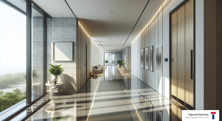 polished concrete floors