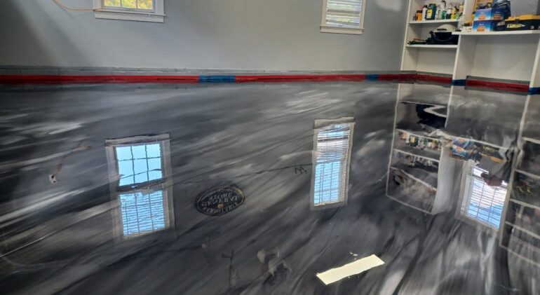 metallic epoxy flooring