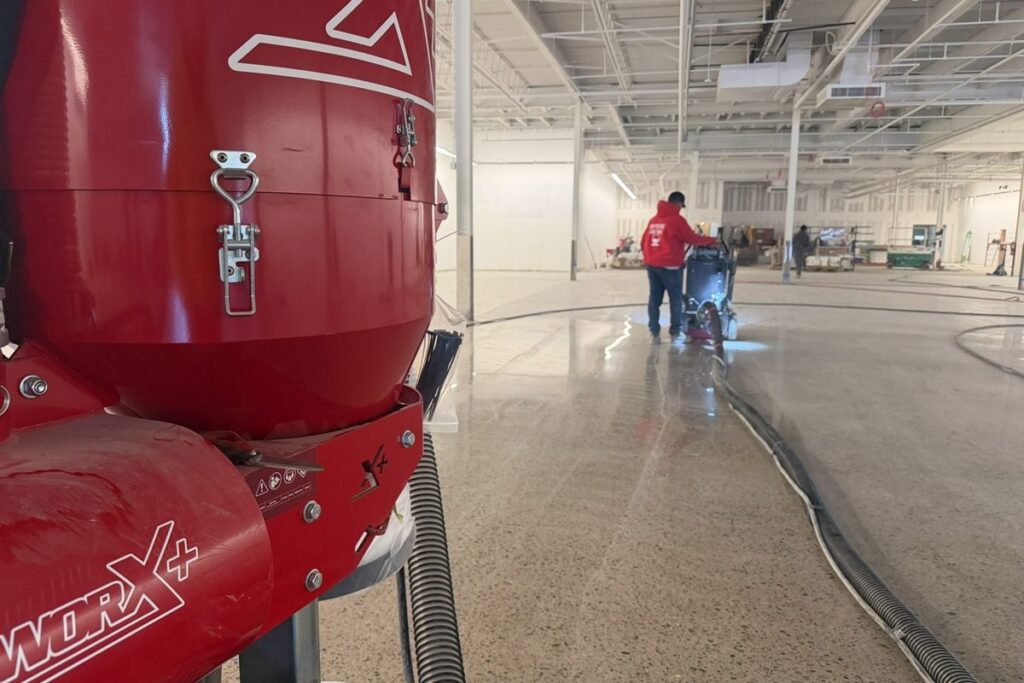 Burlington, Walpole MA - grinder and dust extraction