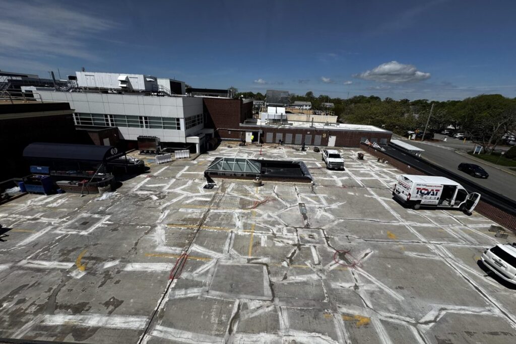 Cape Cod Hospital, Hyannis MA - deck before