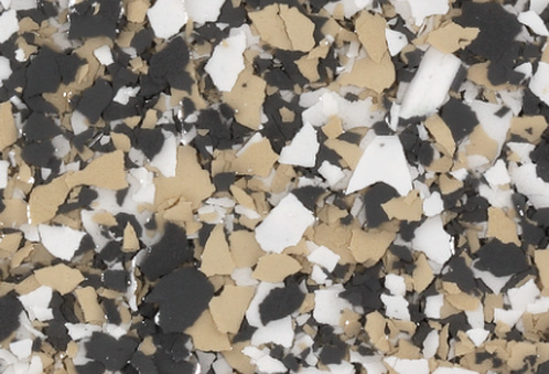 Floor Color Charts 7 Oyster Shell swatch, Legacy Dur-A-Flex Macro Chip