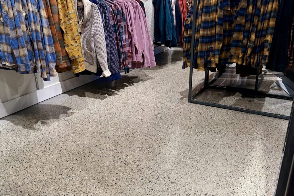 L.L. Bean Outlet, Framingham MA - polished floor