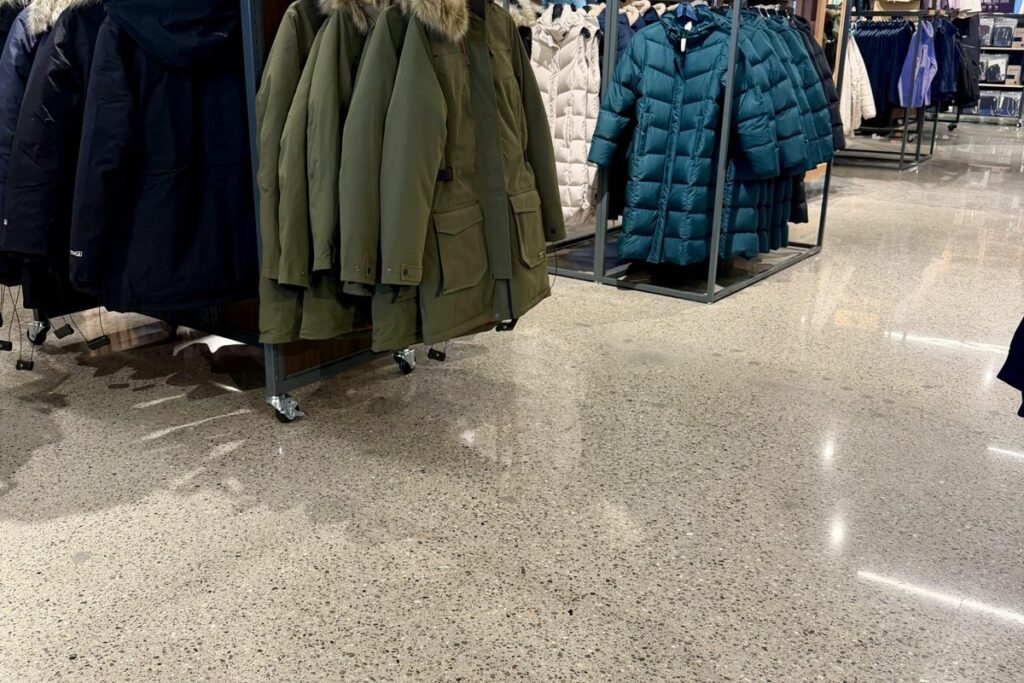 L.L. Bean Outlet, Framingham MA - polished floor