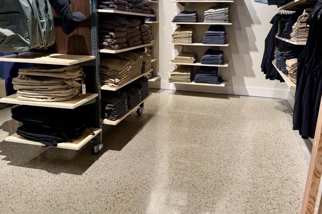 L.L. Bean Outlet, Framingham MA - polished floor