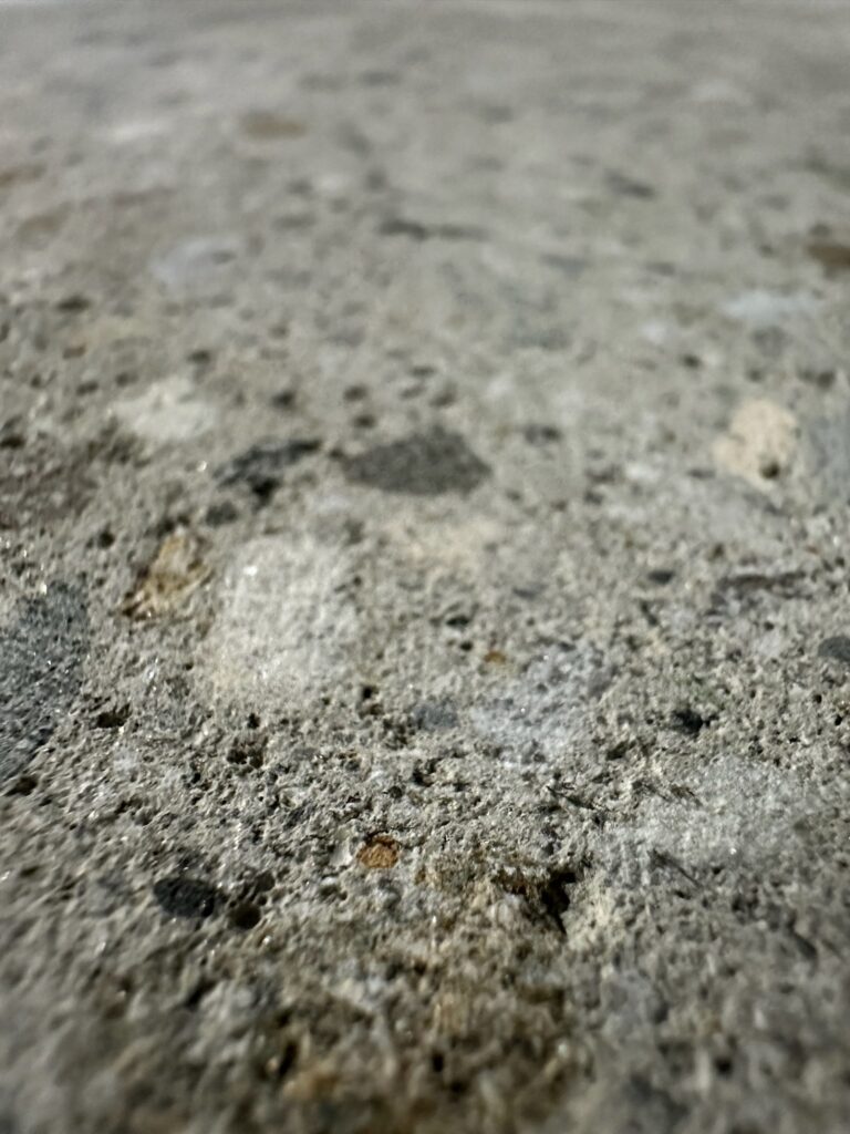 L.L. Bean Outlet, Framingham, MA: prepared concrete surface during preparation
