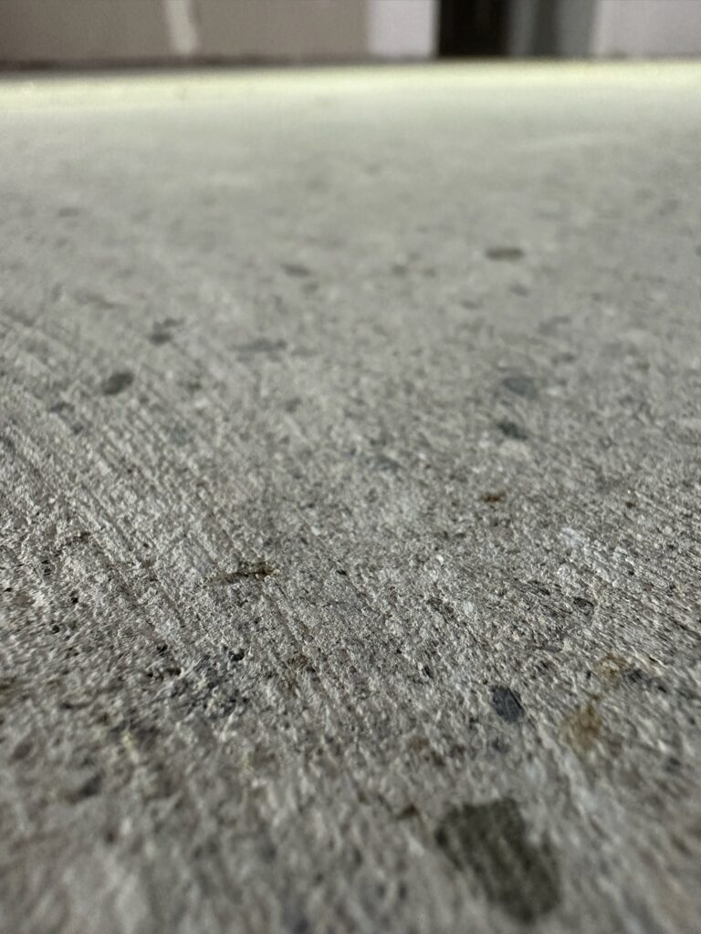 L.L. Bean Outlet, Framingham, MA: prepared concrete surface with grinding marks