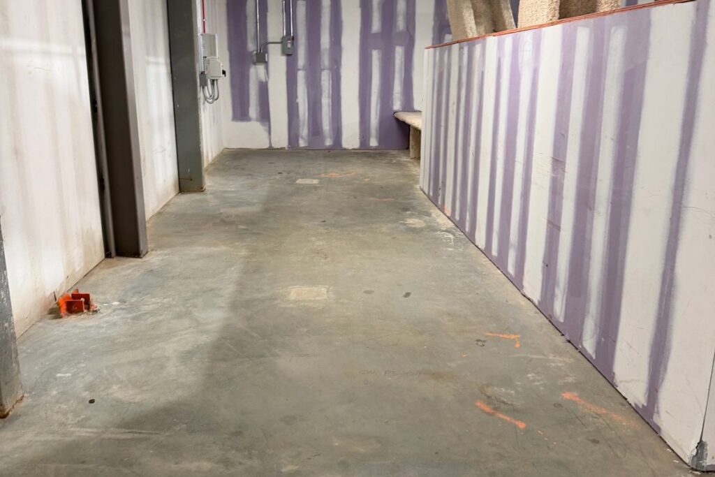 Food manufacturing facility - existing floor