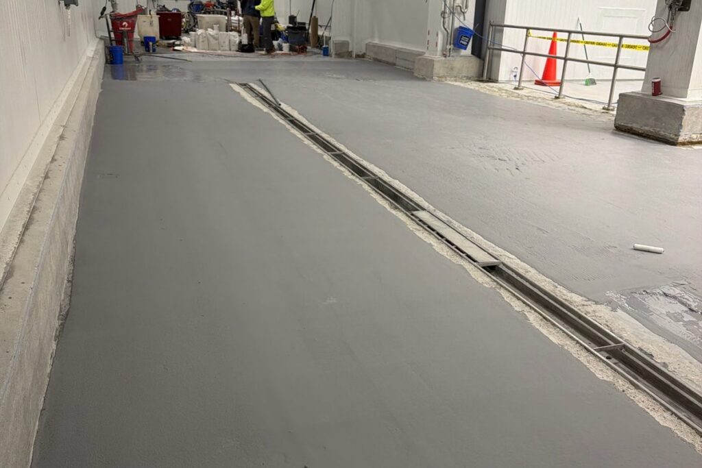 staging area 2 finished floor carousel 1