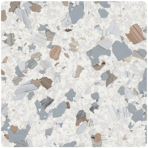 Floor Color Charts 31 Anchorage FB-4204 swatch, Torginol Terrazzo Series