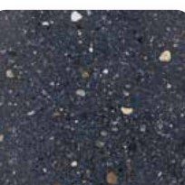 Polishable Overlays & Cement Terrazzo 12 Ebony 3162, TRU PC color swatch (manufacturer example)