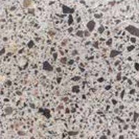 Polishable Overlays & Cement Terrazzo 18 Trap Rock (TRU PC Gray) 3400, TRUazzo aggregate swatch (manufacturer example)