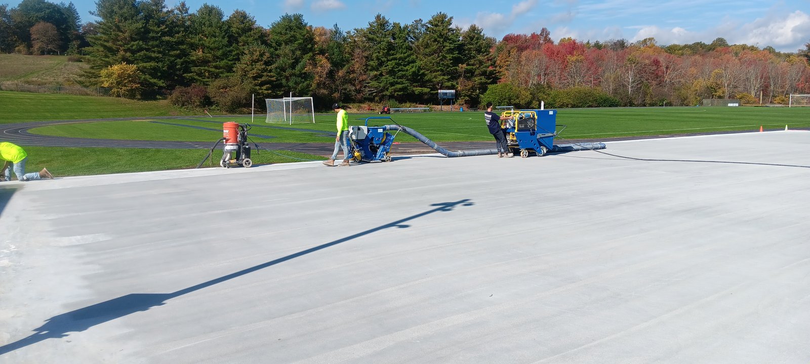 woodstock academy shot blasting 1 concrete repair